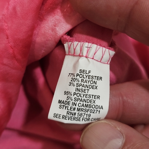 Elementz Cardigan Set Women X-Large Hot Pink Preppy Office Summer Spring NWT Y2K - Picture 5 of 7